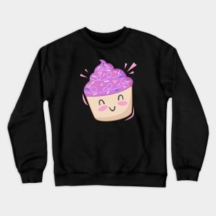 Cute Cupcake Design Crewneck Sweatshirt